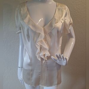 WHBM Silk Dressy Top
